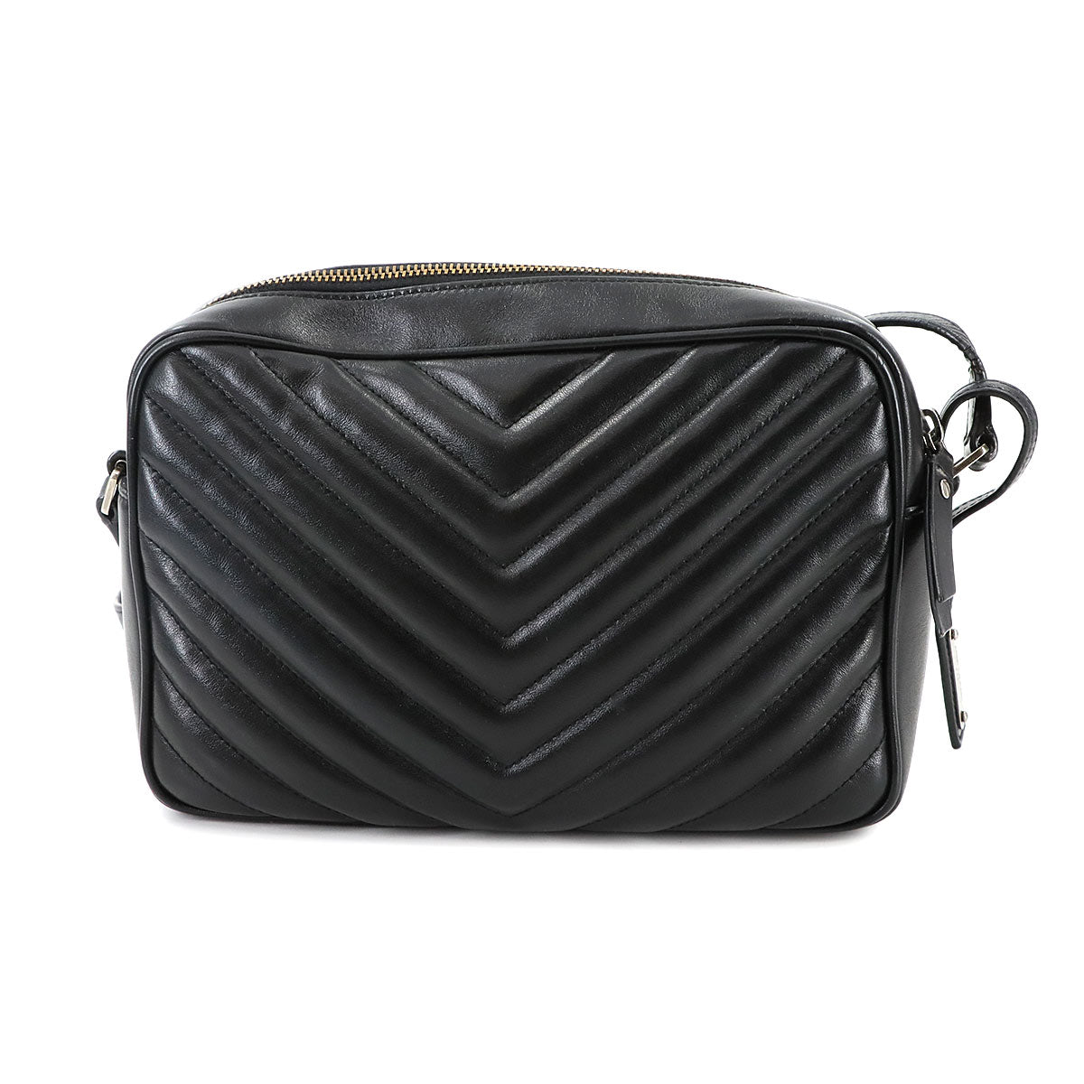 Lou Camera Shoulder Bag Leather Black 520534