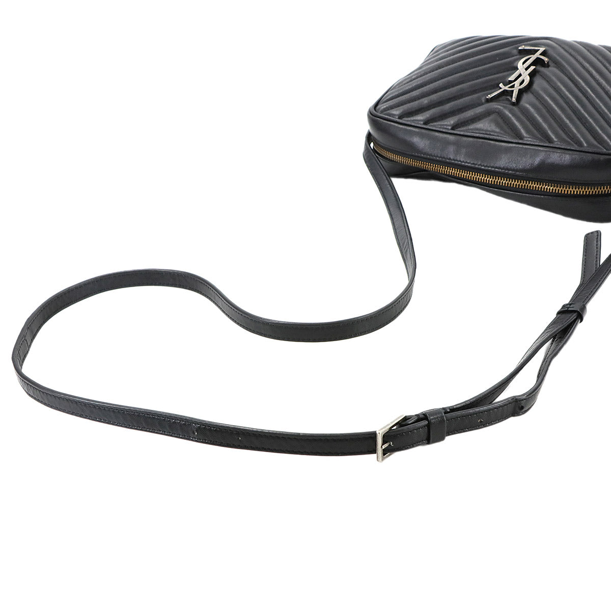 Lou Camera Shoulder Bag Leather Black 520534