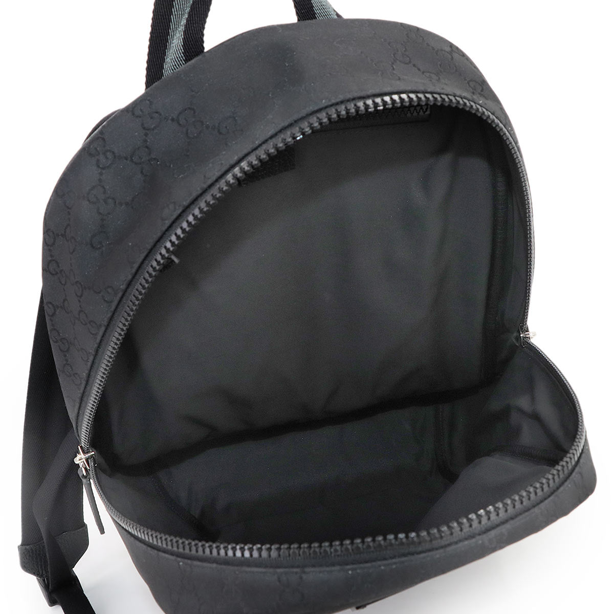 Backpack GG Nylon Leather Balck 449181 Purse