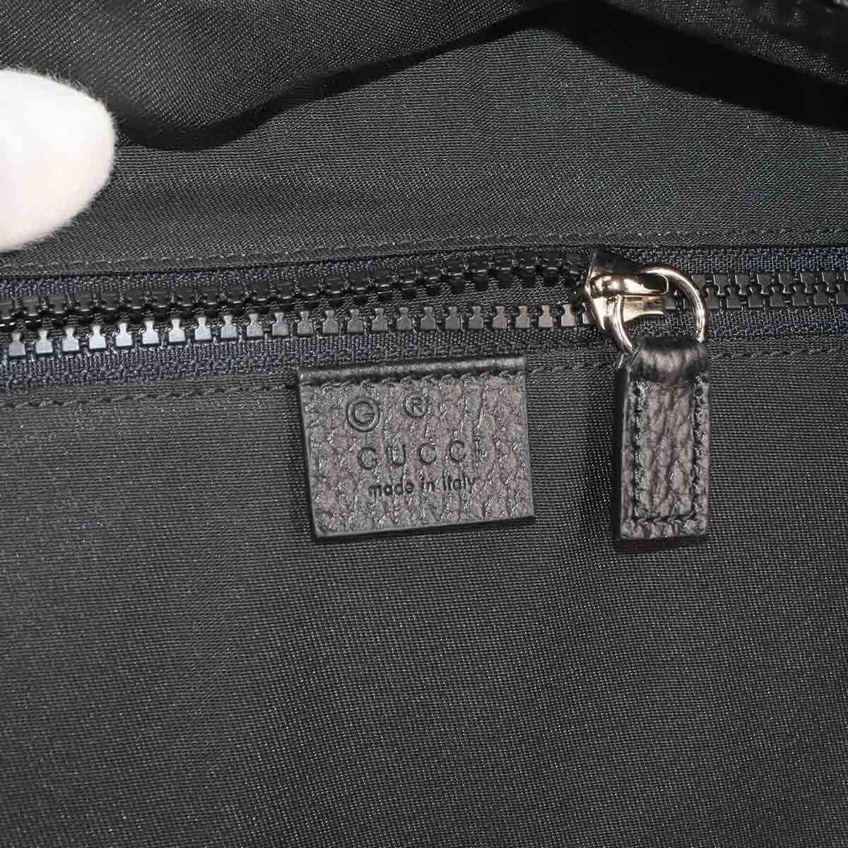 Backpack GG Nylon Leather Balck 449181 Purse