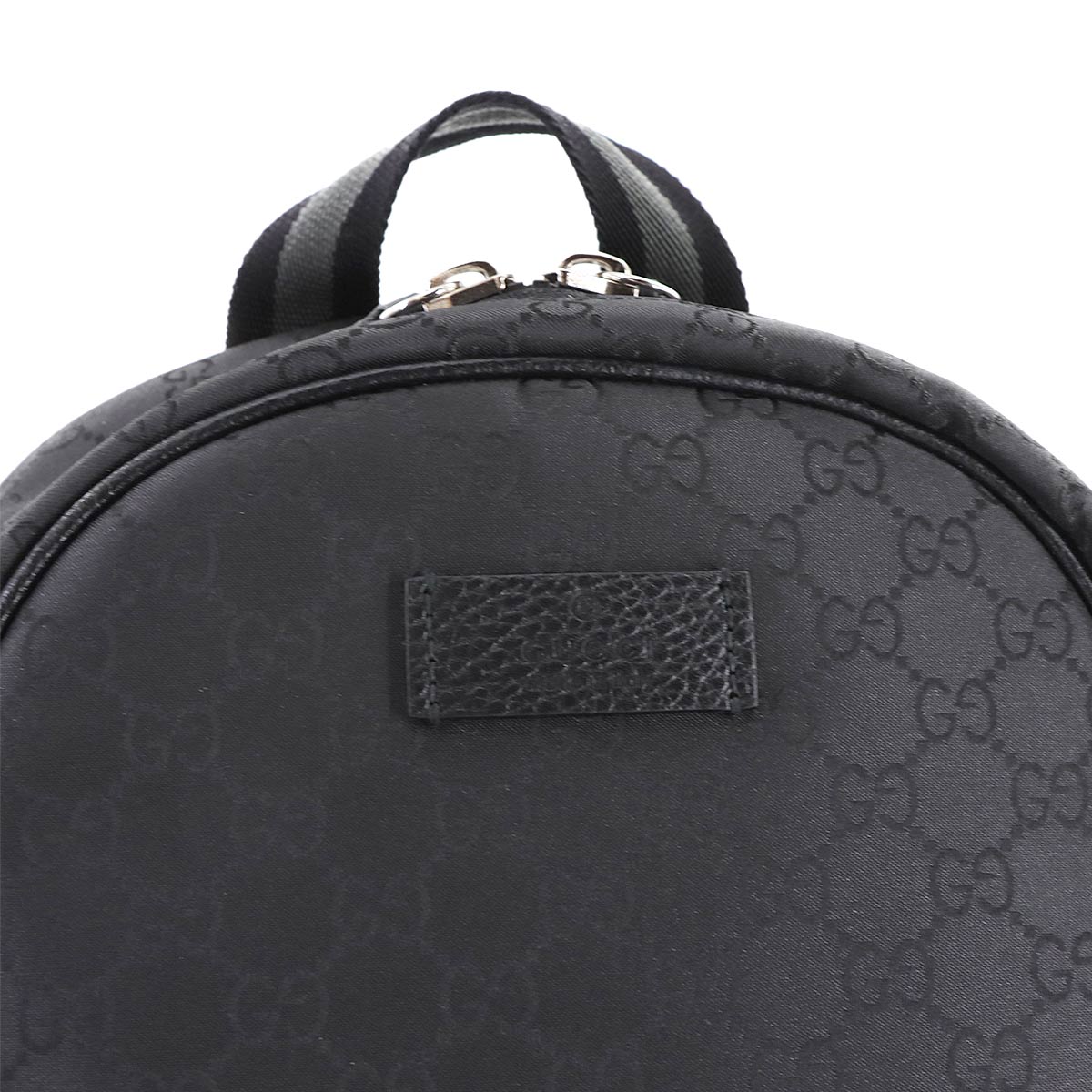 Backpack GG Nylon Leather Balck 449181 Purse
