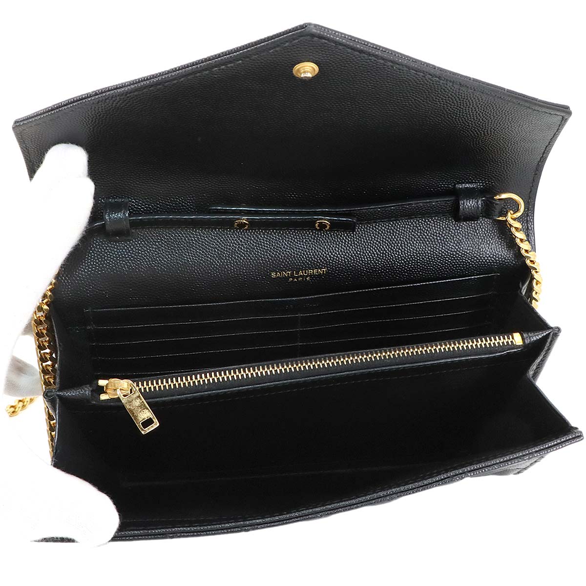 Cassandre Envelope Chain Wallet Leather 620280