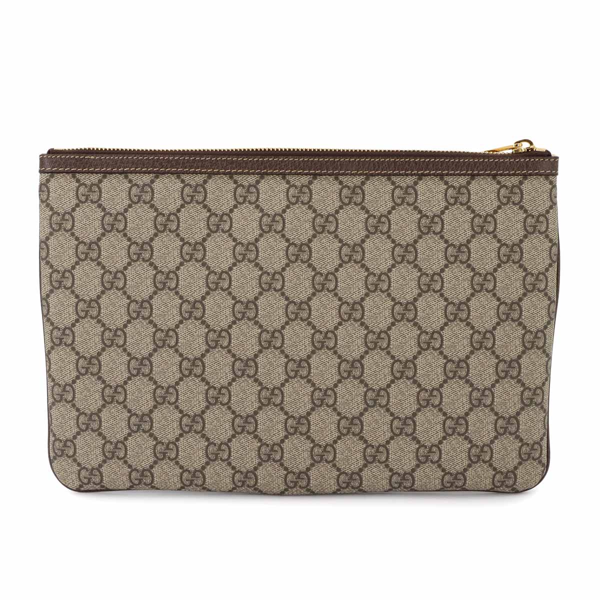 Ophidia Clutch Bag GG Supreme Beige Brown 517551 Purse