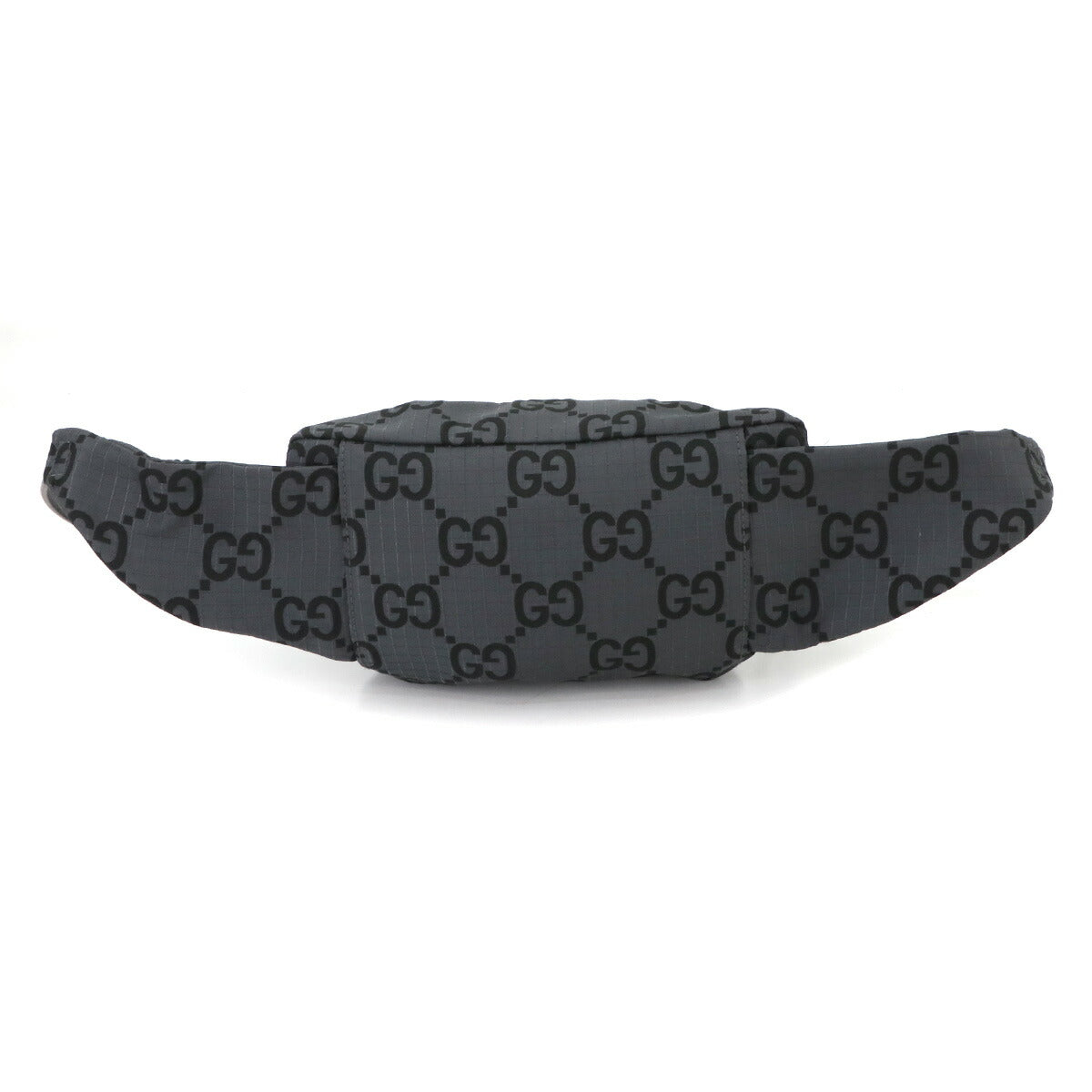 Belt Bag GG Recycled Polyester Leather Grey 767934 Purse