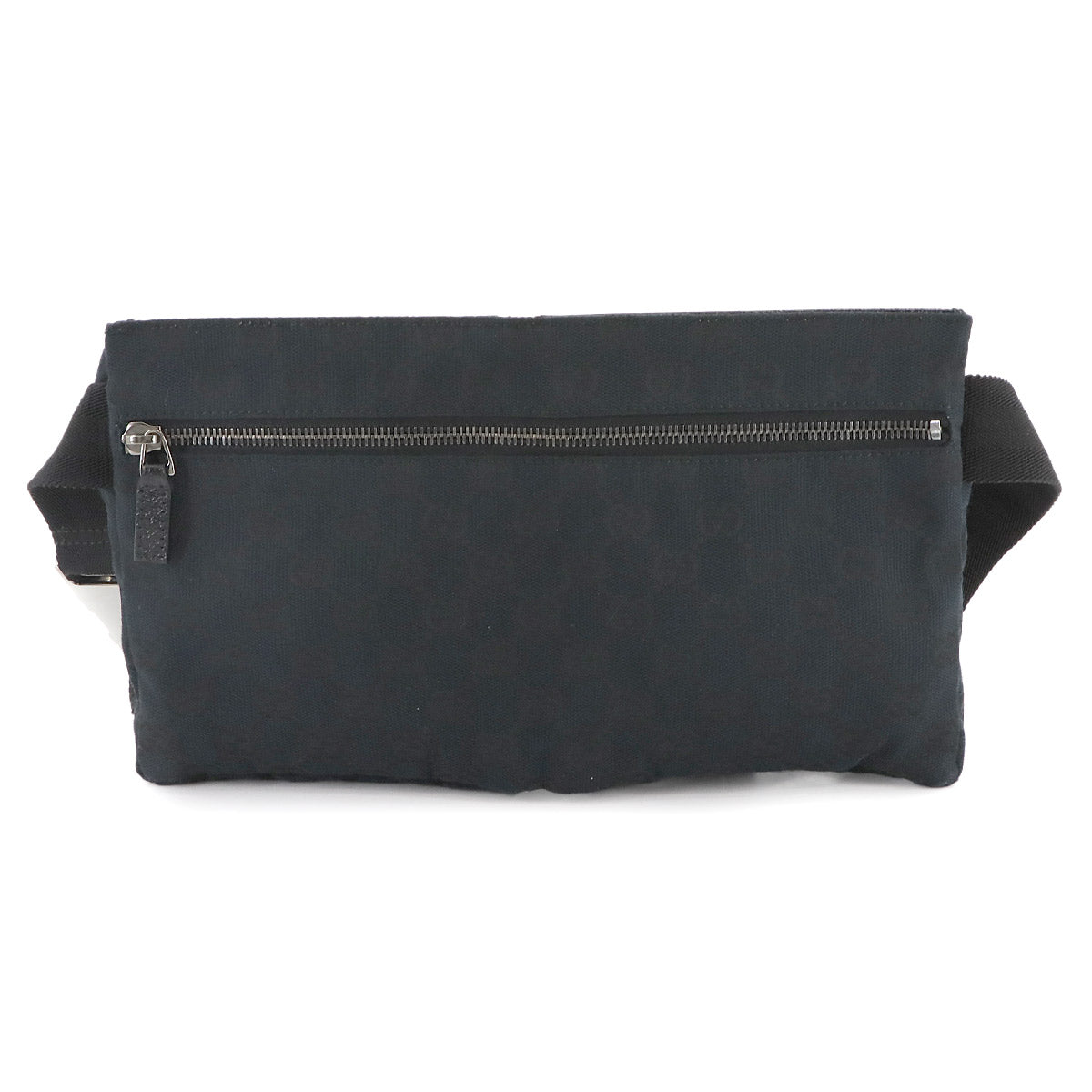 GG Canvas Bum Belt Bag Waist Bag Leather Black 28566 Purse