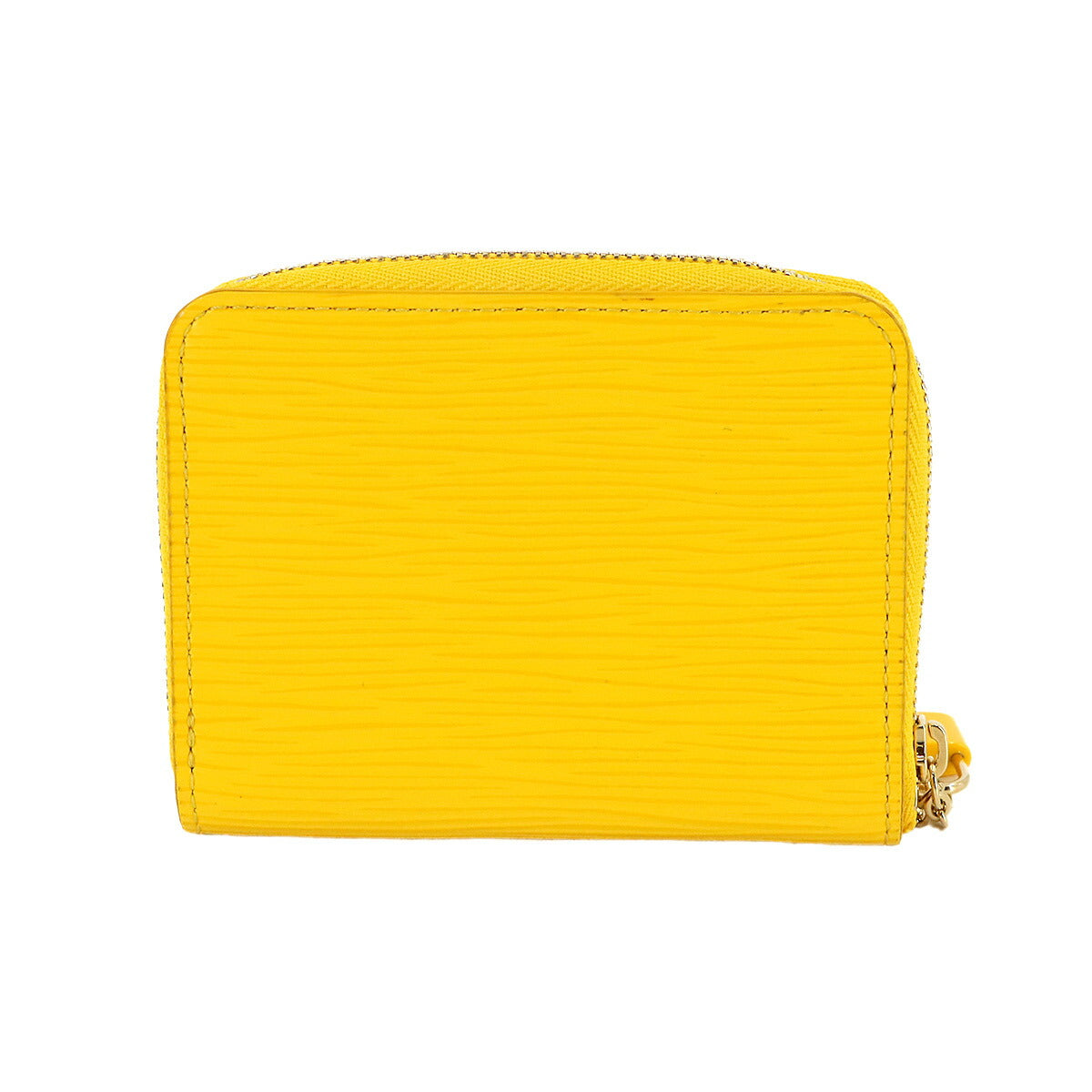 Epi Zippy Coin Purse Wallet Leather Yellow M61206