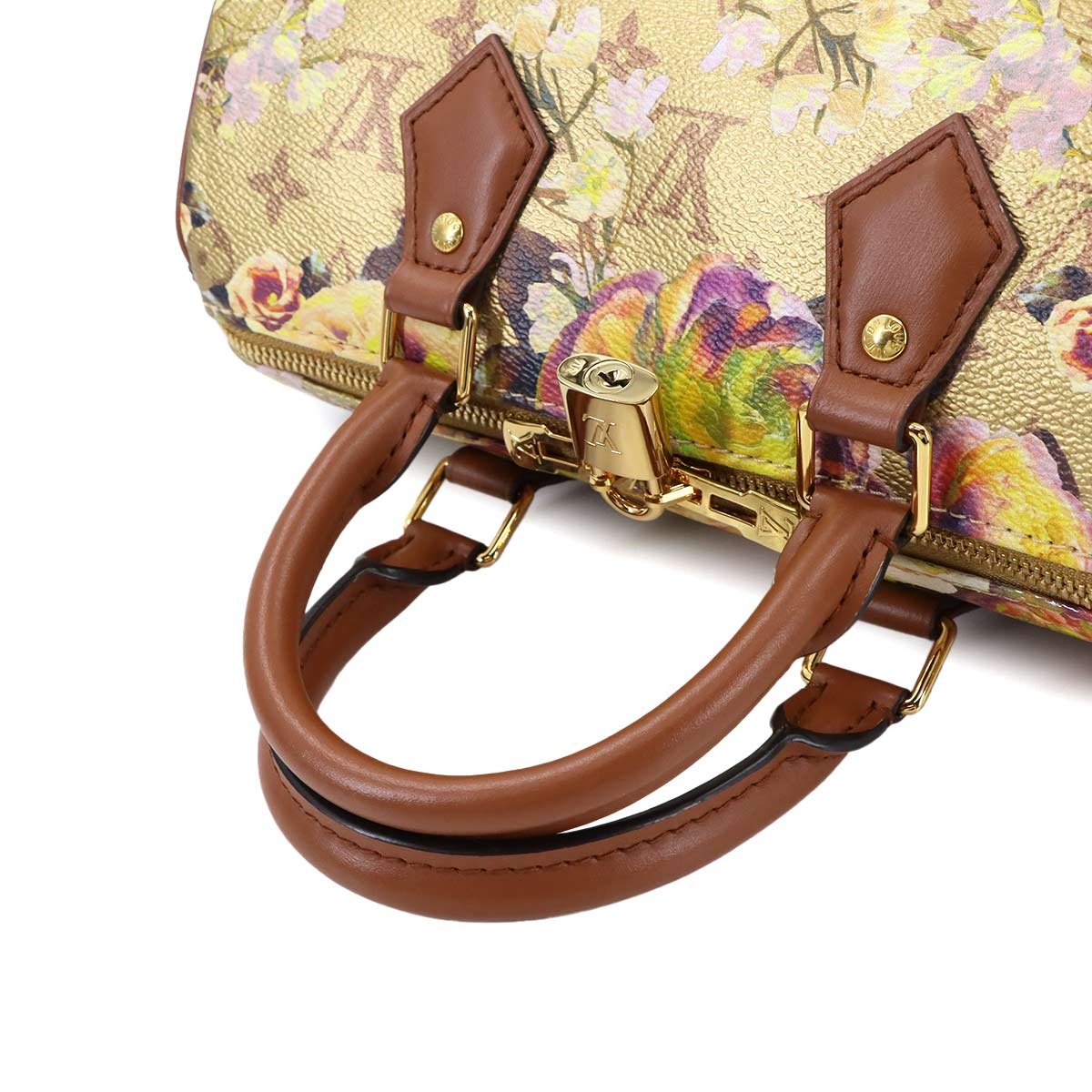 LV Garden Speedy 25 Hand Bag Gold M21317 Purse