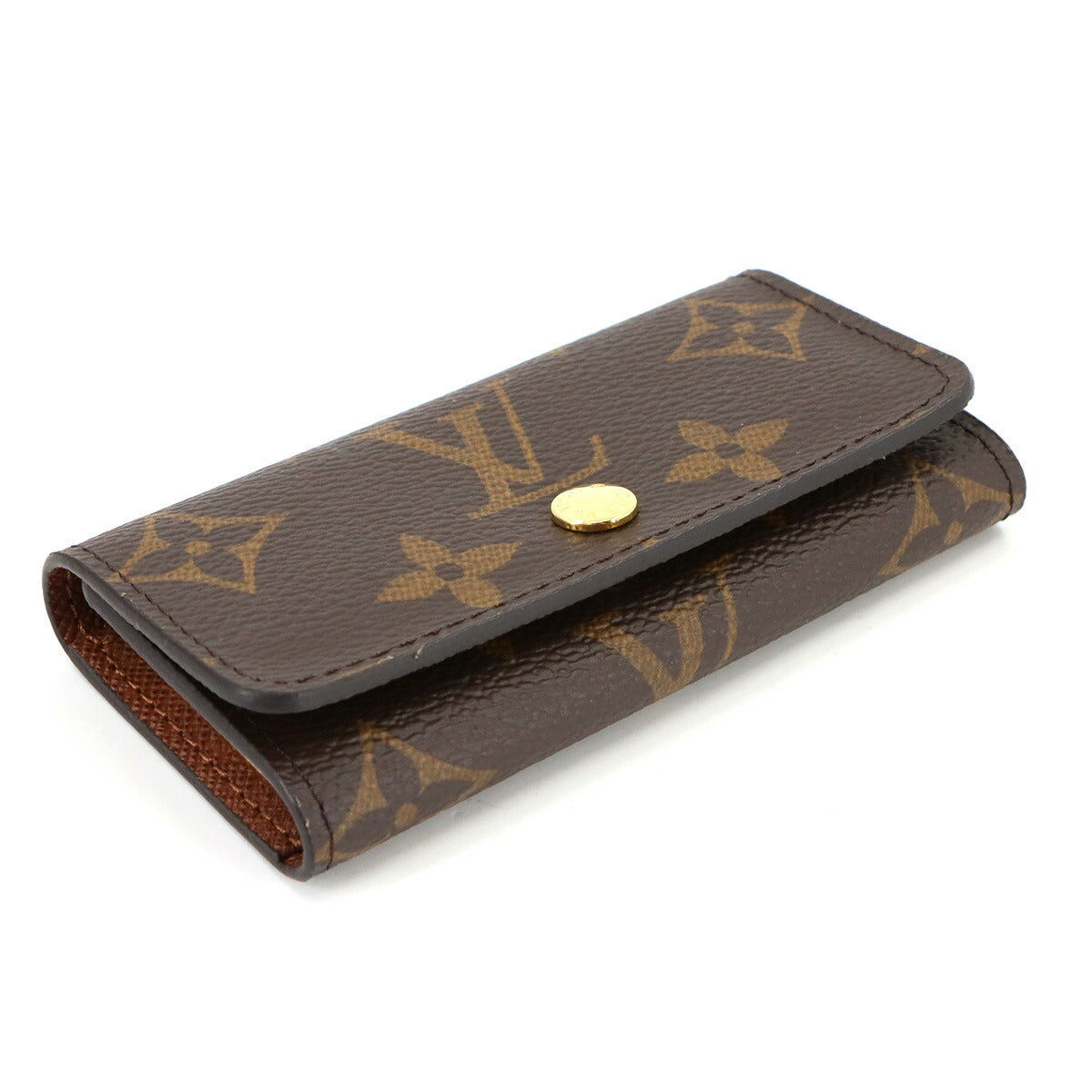 Monogram 4 Key Holder Case Brown M69517 Accessory