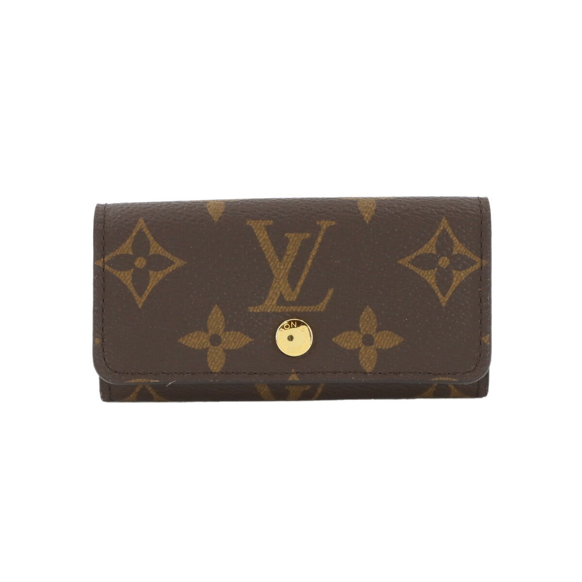 Monogram 4 Key Holder Case Brown M69517 Accessory