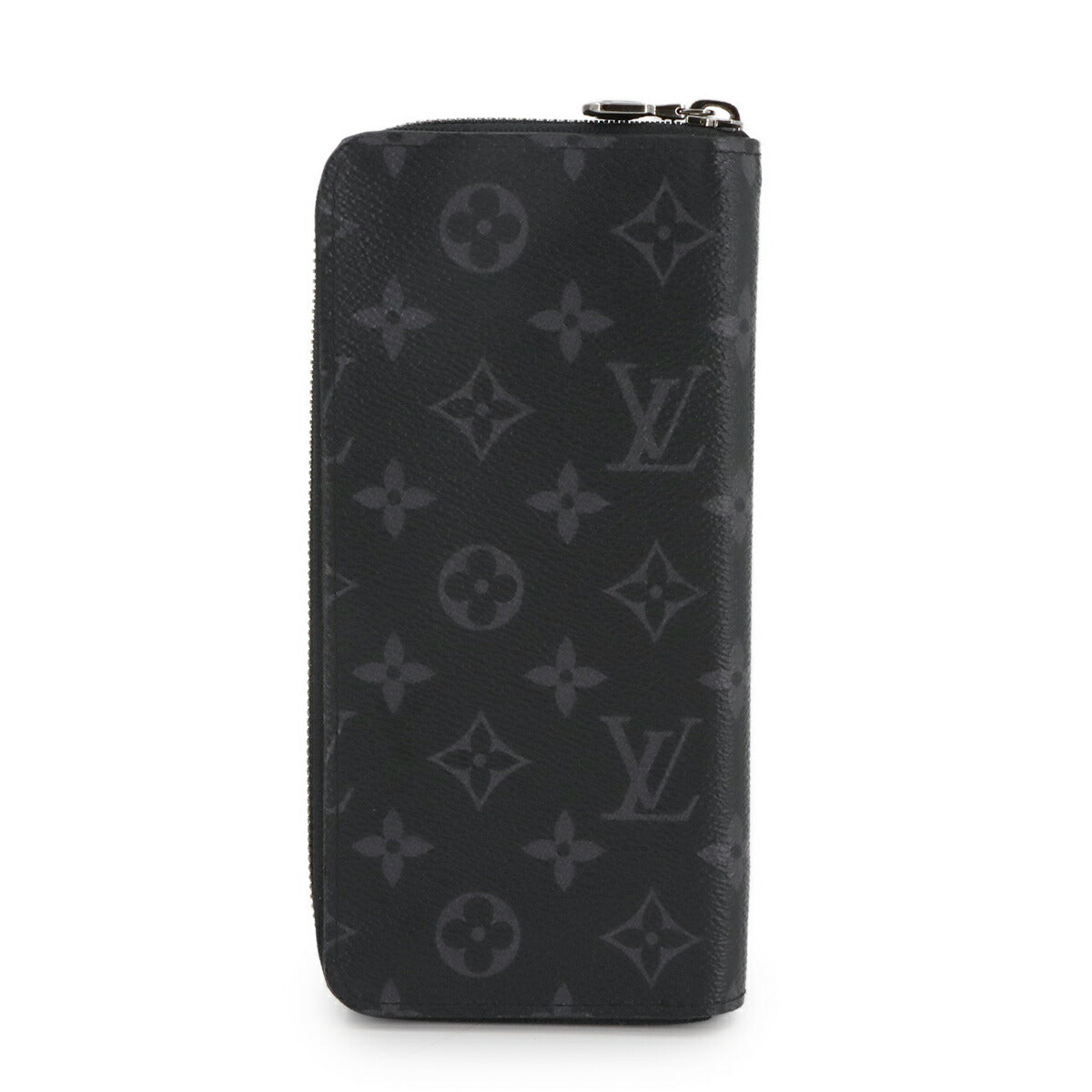 LOUIS VUITTON Monogram Eclipse Zippy Wallet Vertical Black M62295