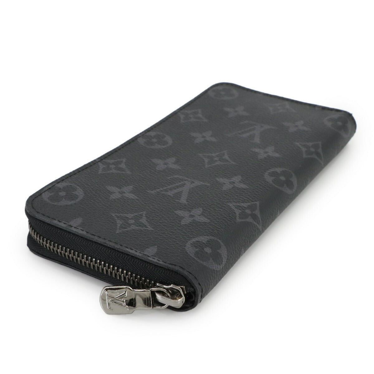 LOUIS VUITTON Monogram Eclipse Zippy Wallet Vertical Black M62295