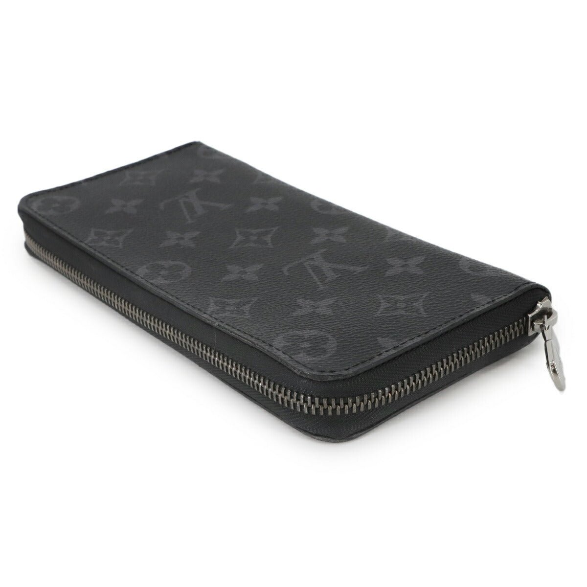 LOUIS VUITTON Monogram Eclipse Zippy Wallet Vertical Black M62295