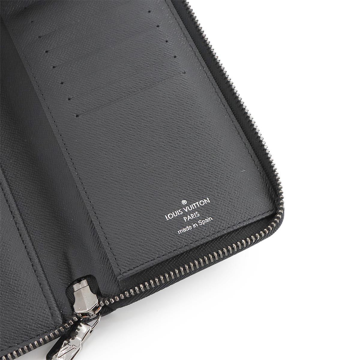 LOUIS VUITTON Monogram Eclipse Zippy Wallet Vertical Black M62295