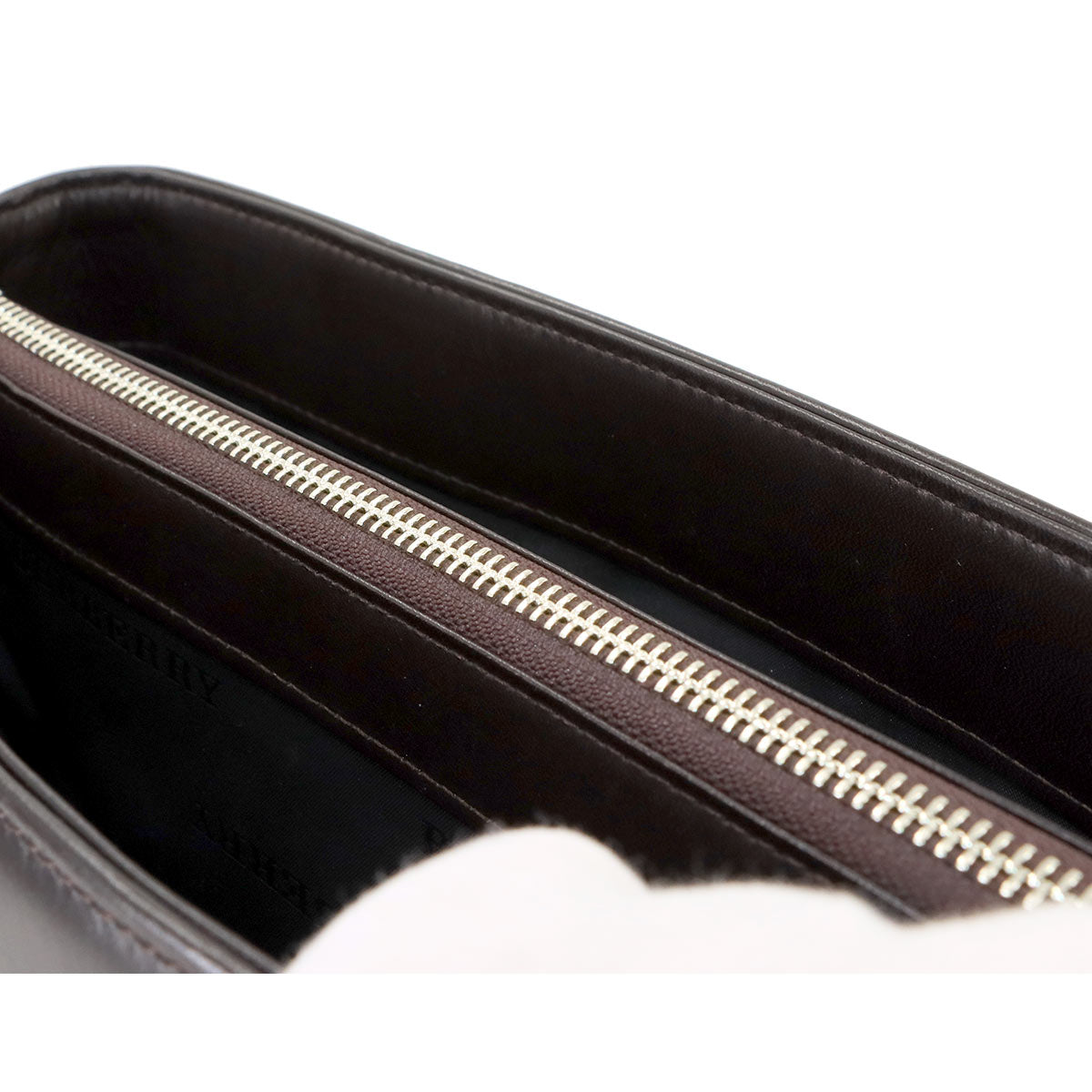 Plaid Hand Bag Canvas Leather Beige Brown Purse