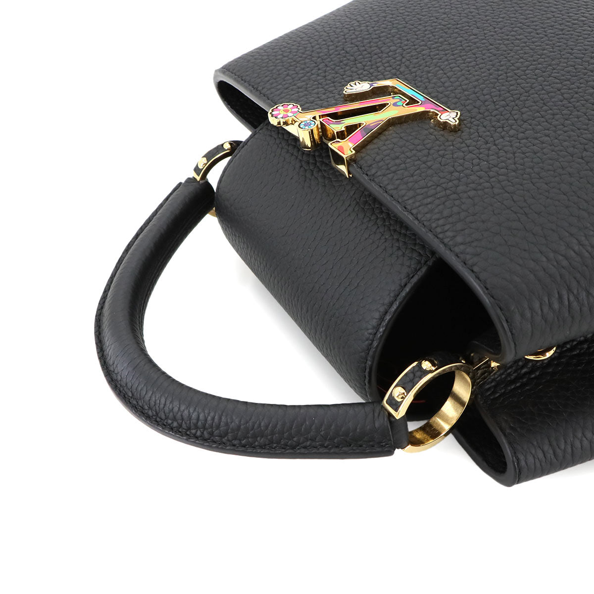 LVxTM Capucines BB Hand Shoulder Bag Leather M13832