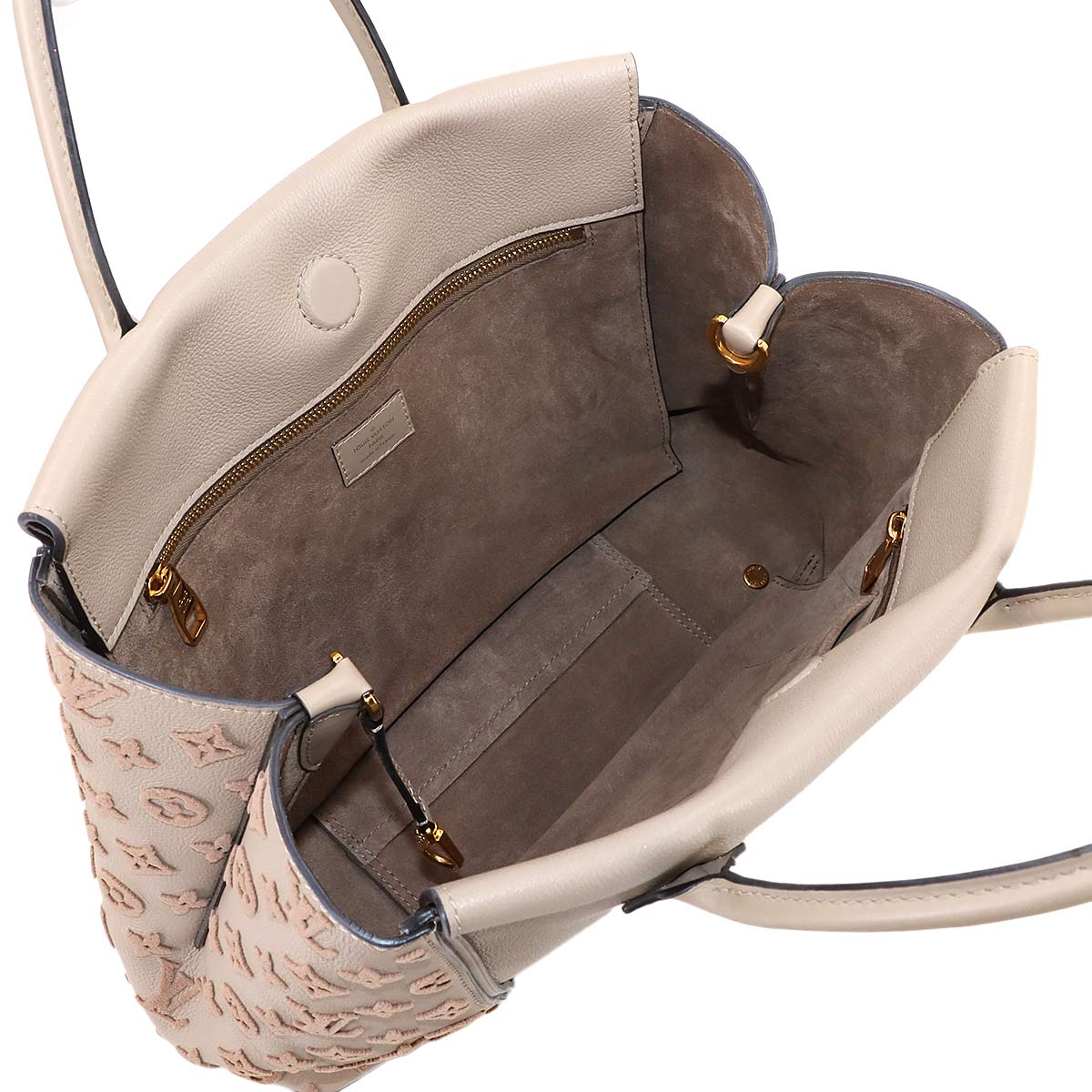 Veau Cachemire Tote W PM Tote Bag Leather Galet M94483