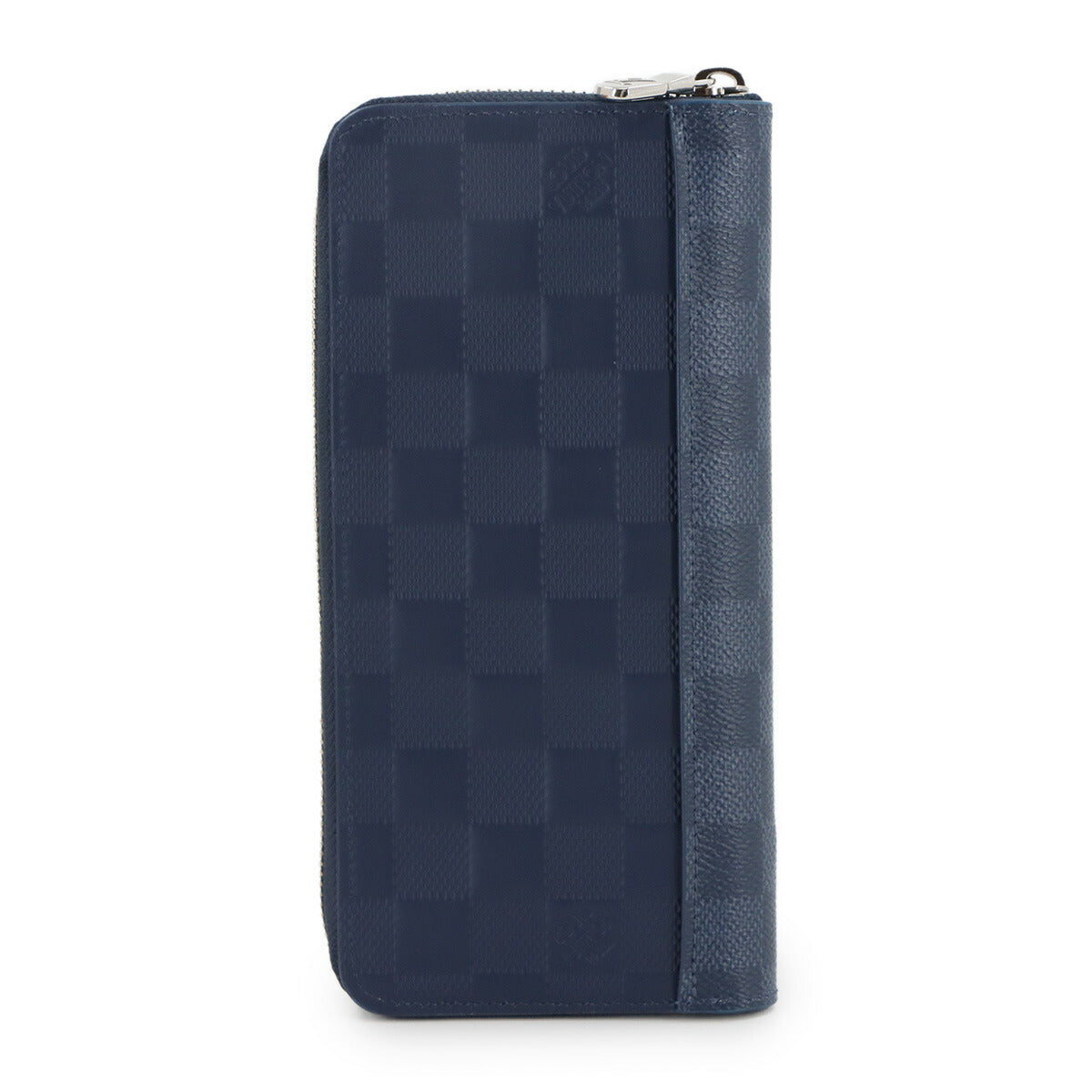 Damier Infini Zippy Wallet Vertical Navy N60503