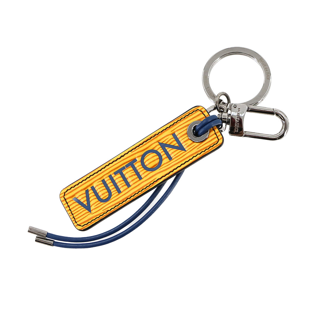 Epi LV Dual Keychain Bag Charm Blue MP2553