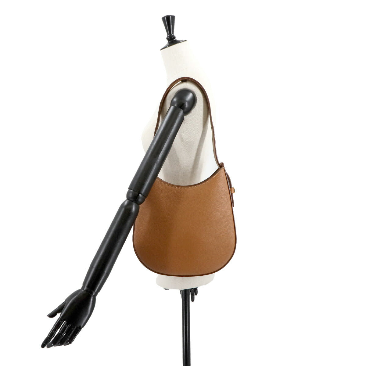 OBOE Mini Shoulder Bag Leather Brown Purse