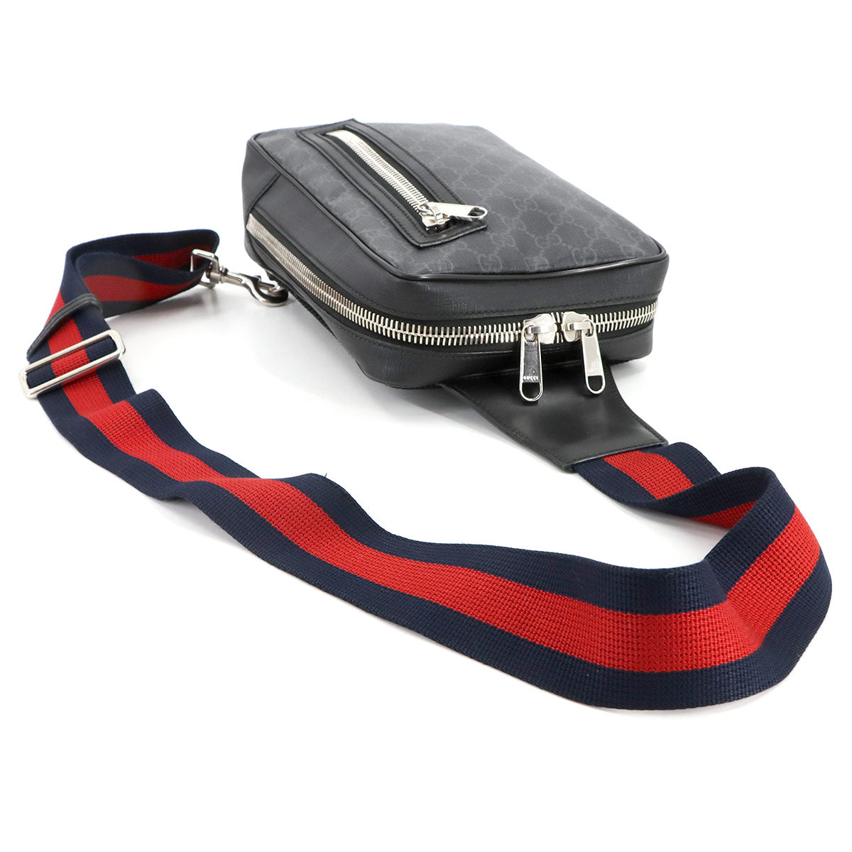 Soft GG Supreme Belt Bag Sling Bag Leather Black 478325 Purse