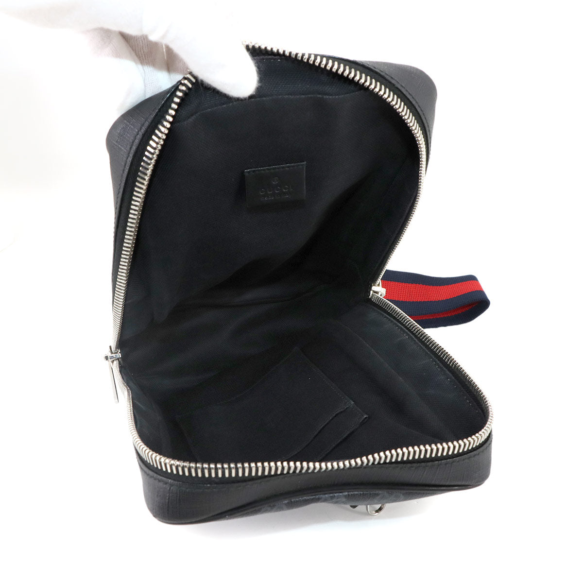 Soft GG Supreme Belt Bag Sling Bag Leather Black 478325 Purse