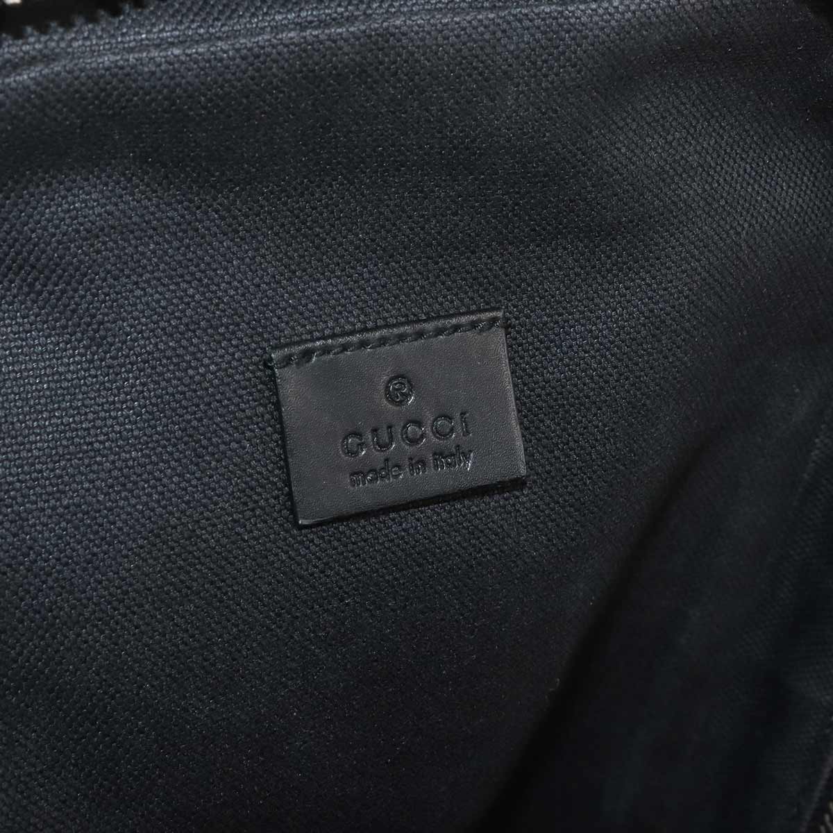 Soft GG Supreme Belt Bag Sling Bag Leather Black 478325 Purse