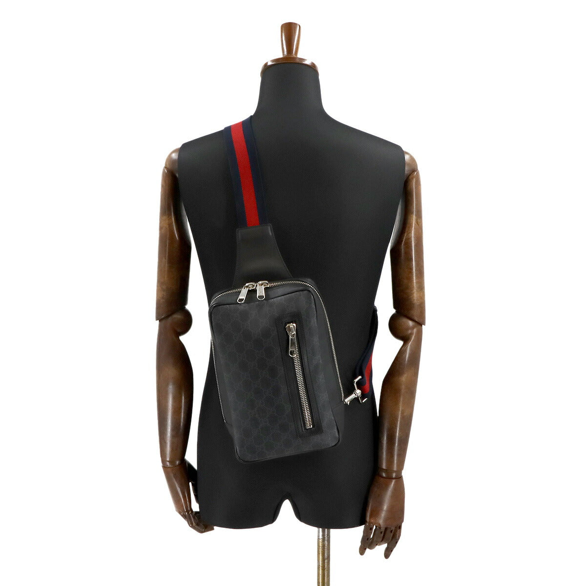 Soft GG Supreme Belt Bag Sling Bag Leather Black 478325 Purse