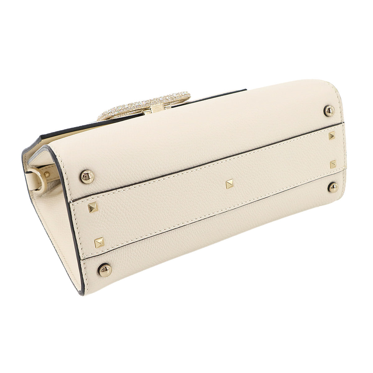 Vsling 2way Hand Shoulder Bag Leather White