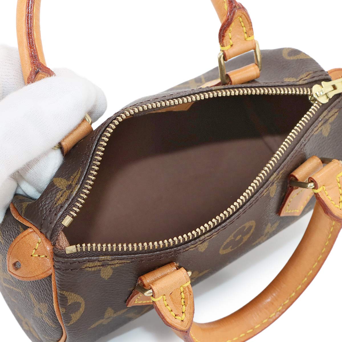 Monogram Mini Speedy Hand Bag Brown M41534 Purse