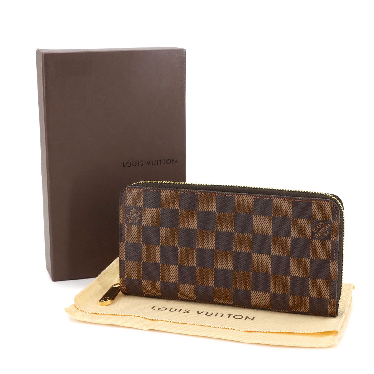 Damier Zippy Wallet Zipped Around Ebene N60015