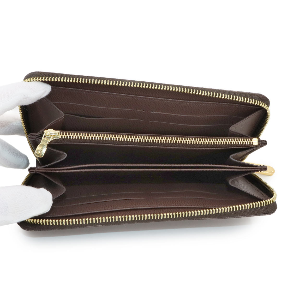 Damier Zippy Wallet Zipped Around Ebene N60015