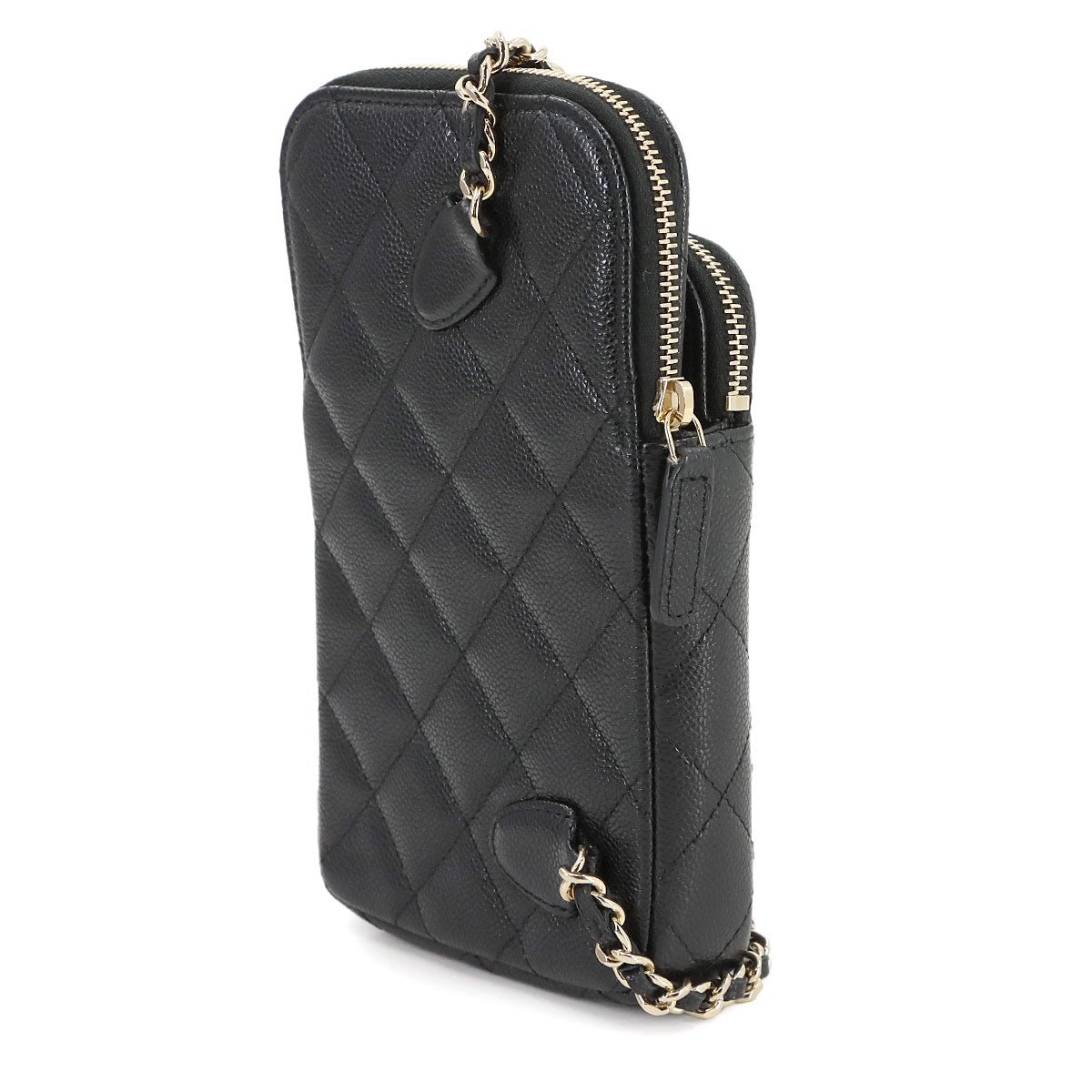 Matelasse Phone Case Shoulder Bag Leather AP4434 Purse