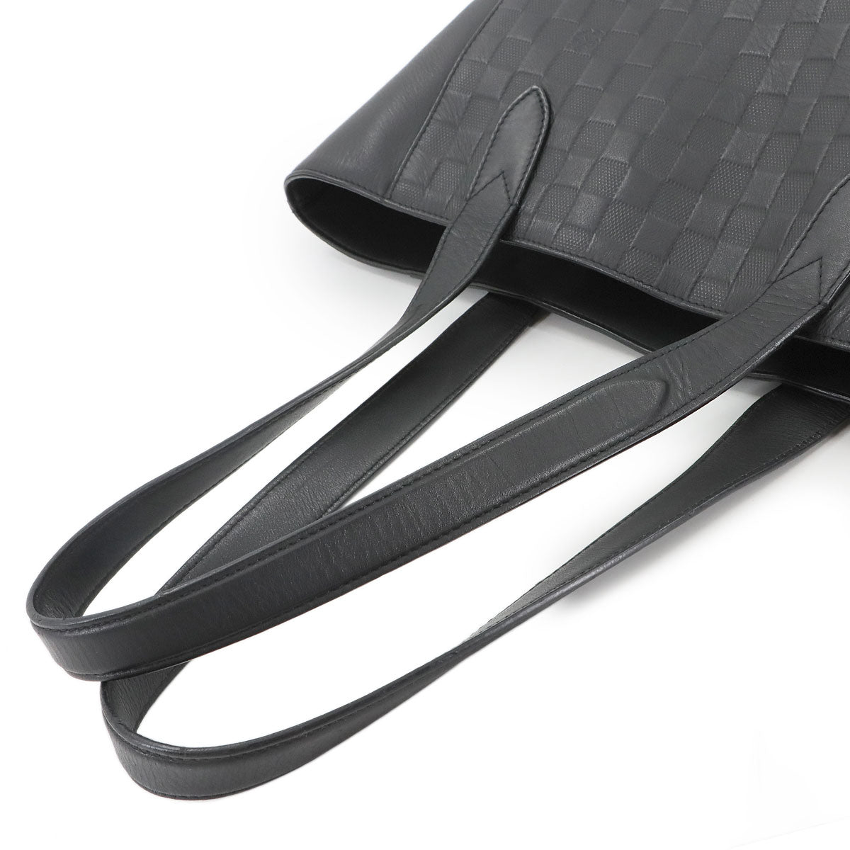 Damier Infini Caba Voyage Tote Bag Leather Onyx N41493