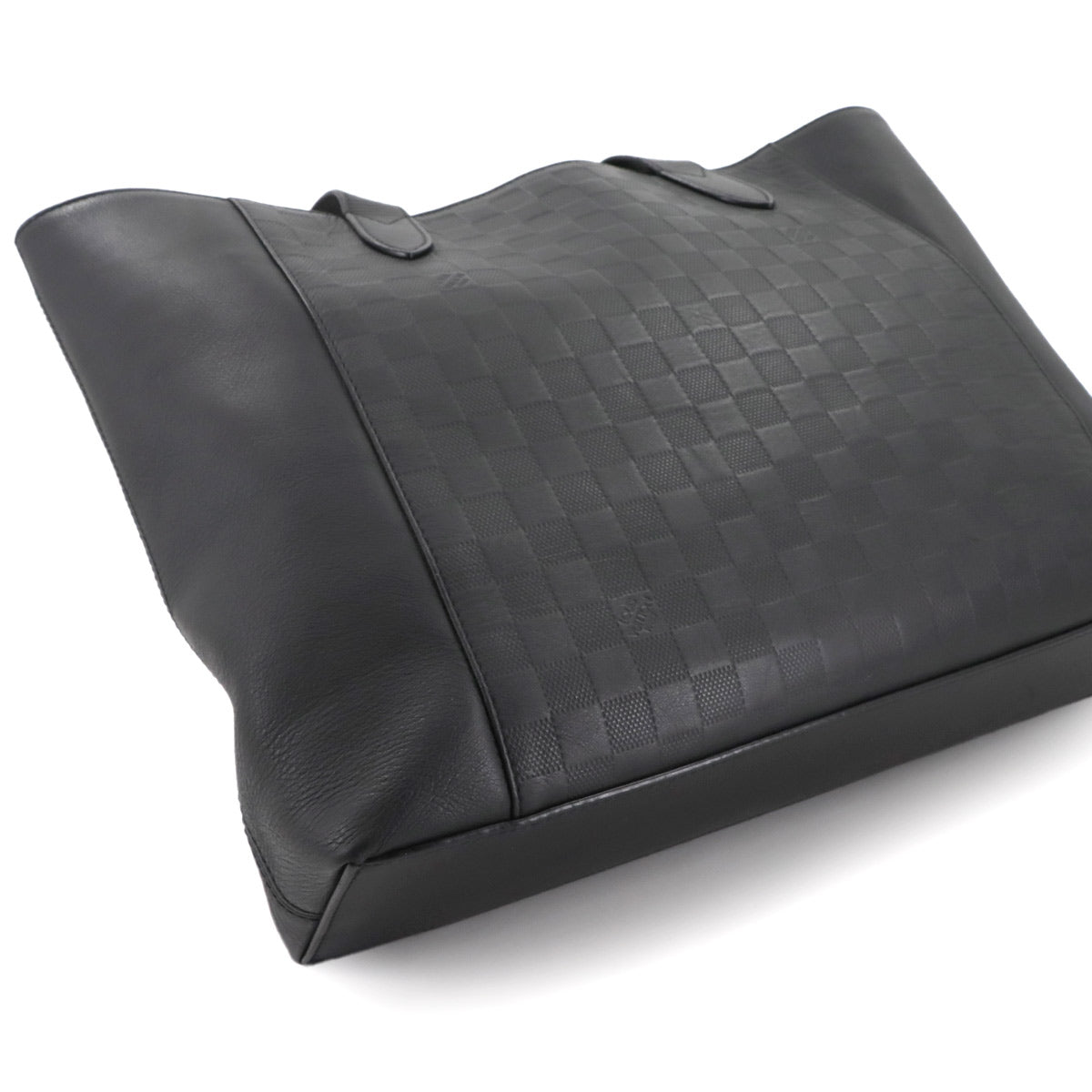 Damier Infini Caba Voyage Tote Bag Leather Onyx N41493