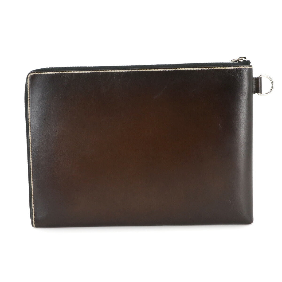 Nino GM Clutch Bag Venezia Leather Brown Purse