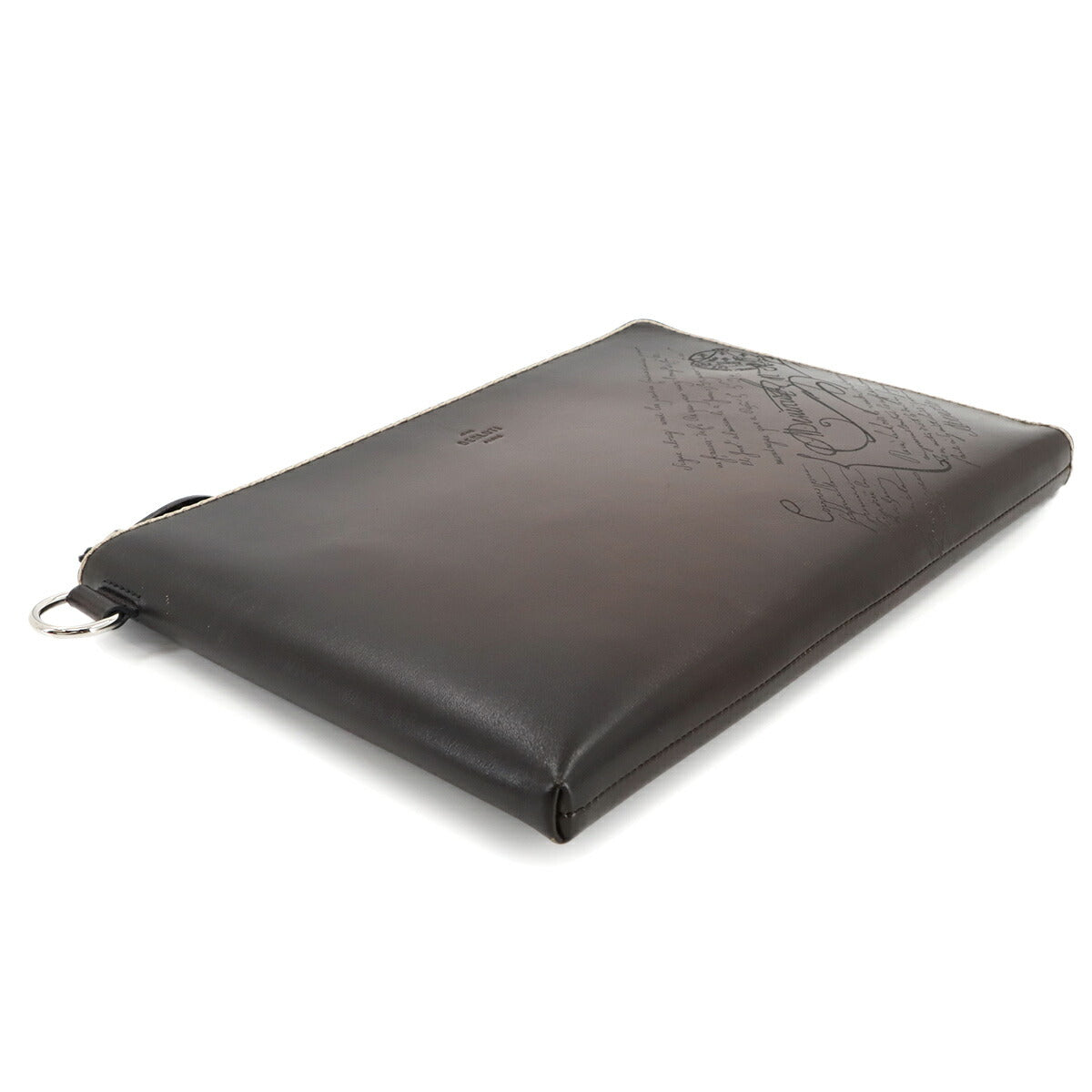 Nino GM Clutch Bag Venezia Leather Brown Purse