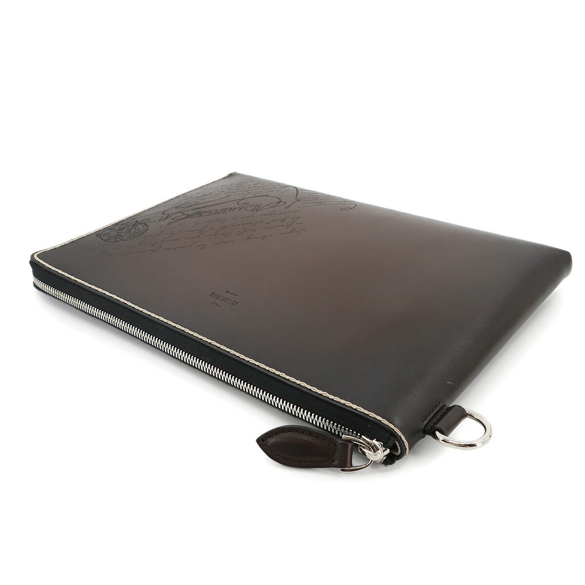 Nino GM Clutch Bag Venezia Leather Brown Purse