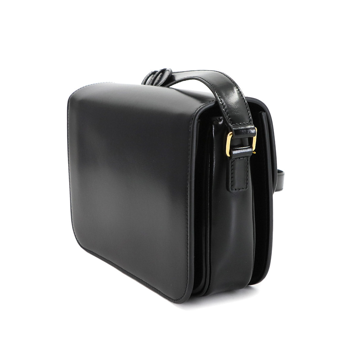 Classique Triomphe Bag Shoulder Leather Black 187363BF4 Purse