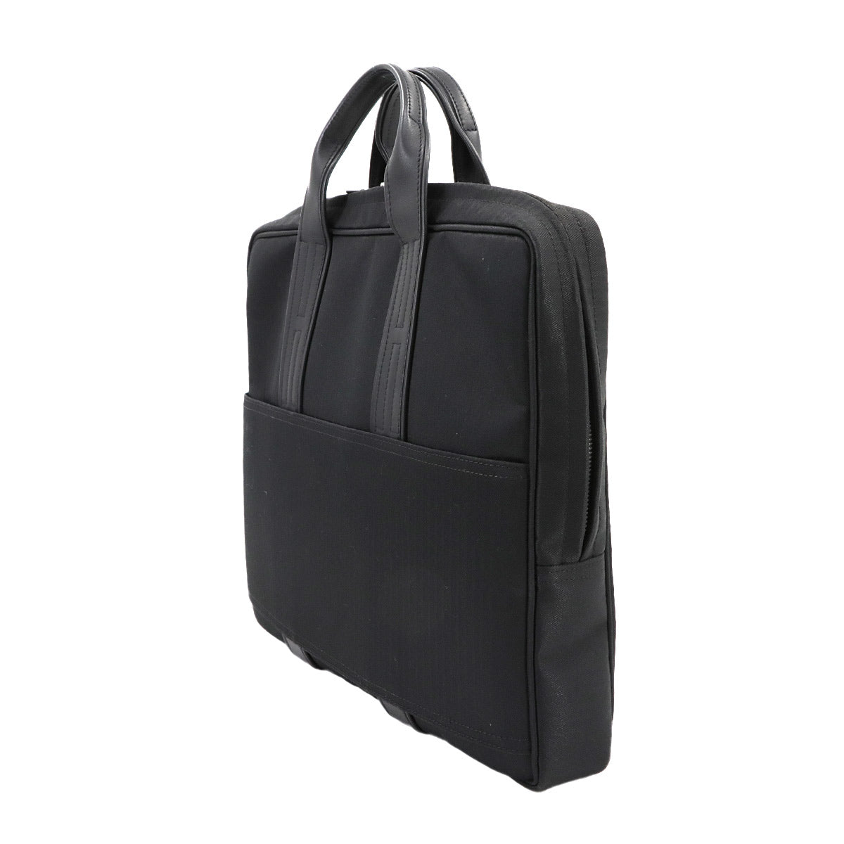 Acapulco Odenthal 2way Business Bag Toile Chevrons Leather Black