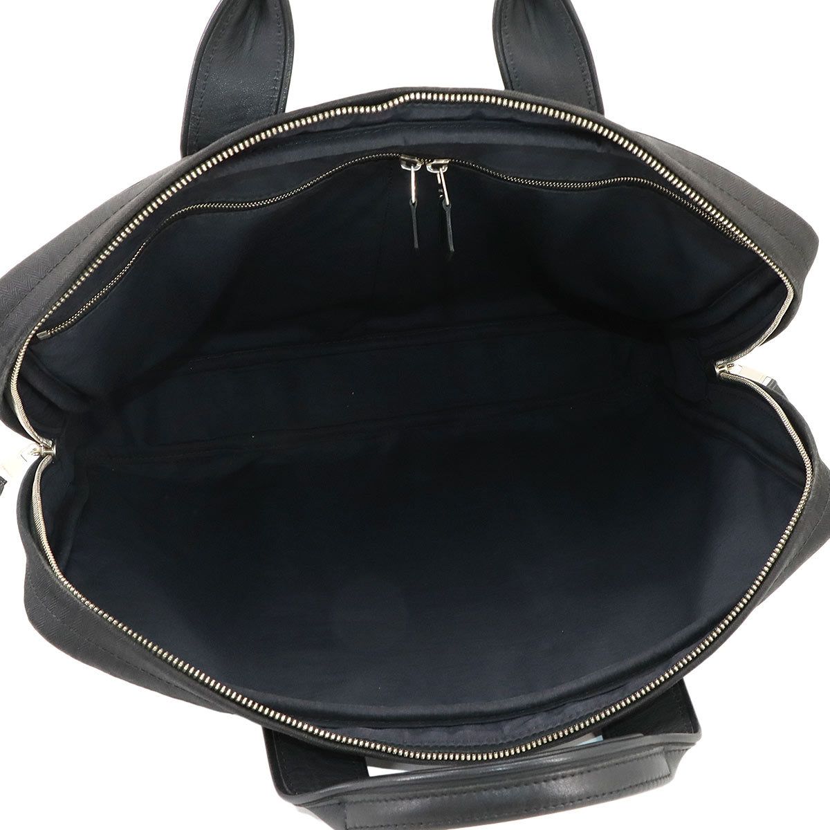 Acapulco Odenthal 2way Business Bag Toile Chevrons Leather Black