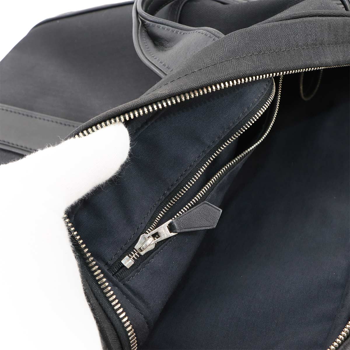 Acapulco Odenthal 2way Business Bag Toile Chevrons Leather Black