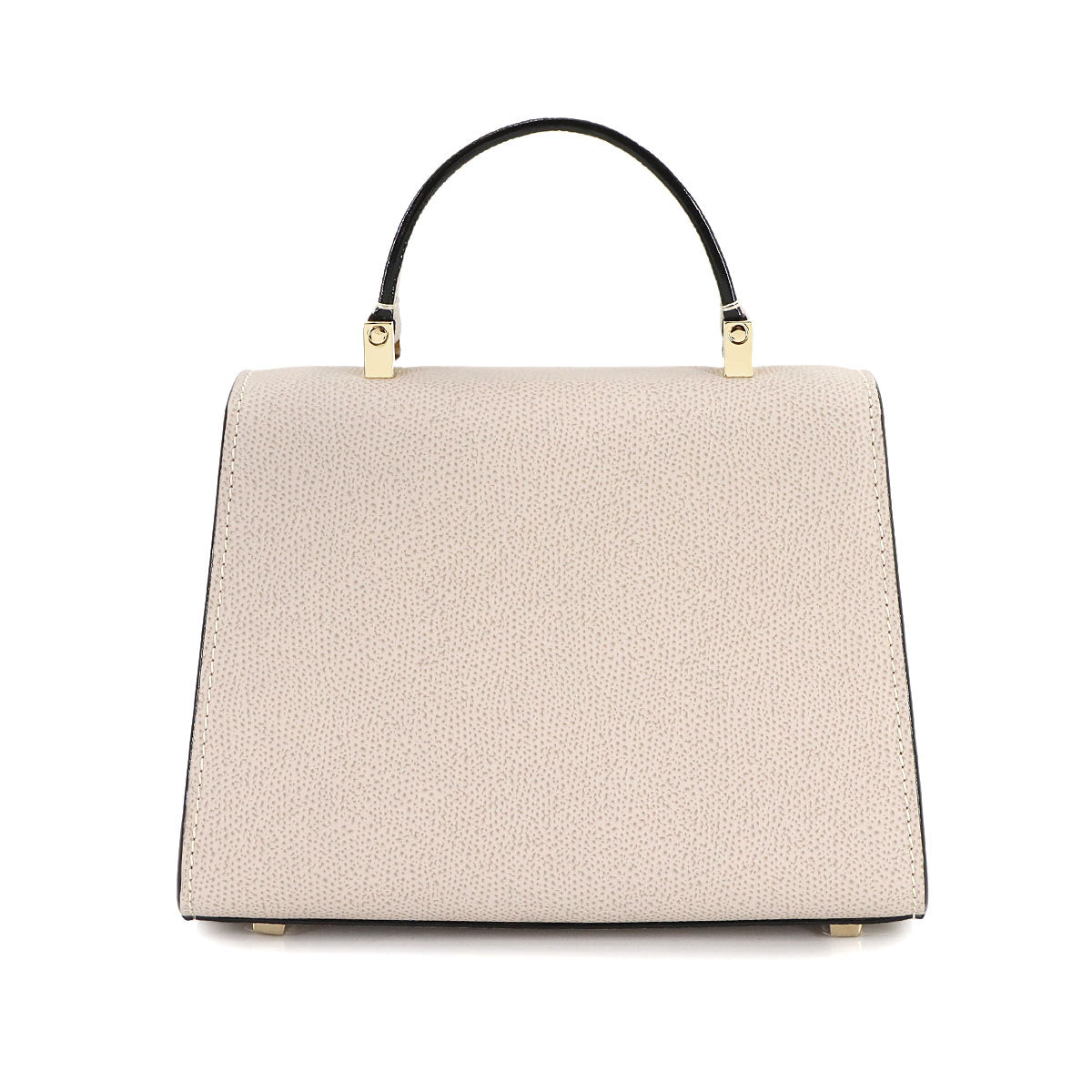 Micro Iside 2way Hand Shoulder Bag Leather Nude