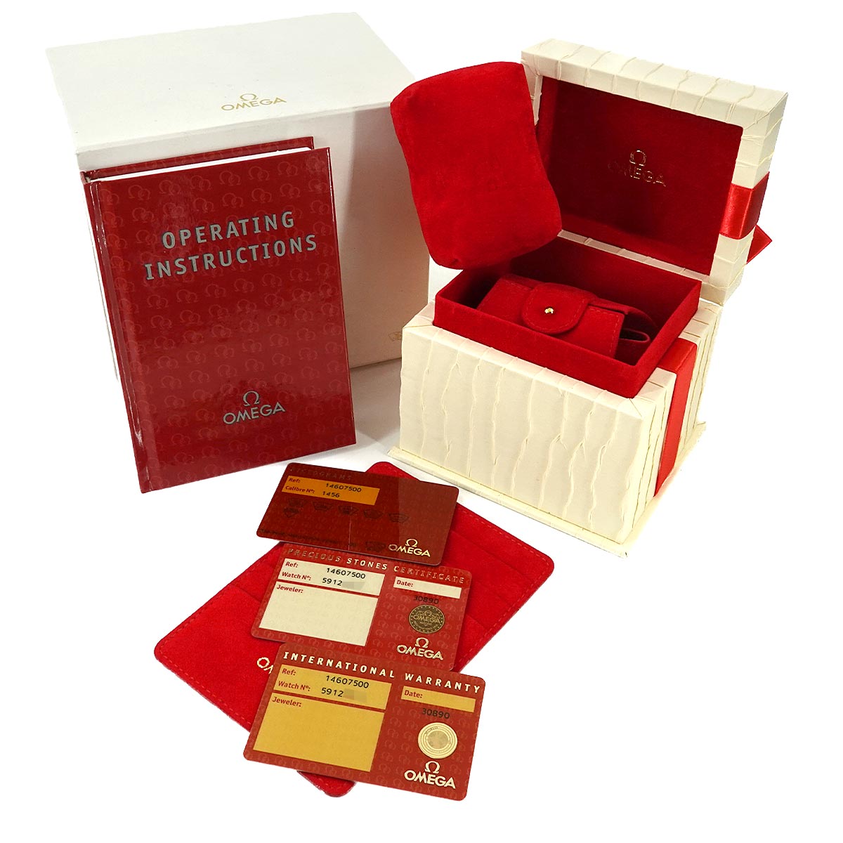 Constellation Mini 1460 75 Diamond Quartz White Shell Dial