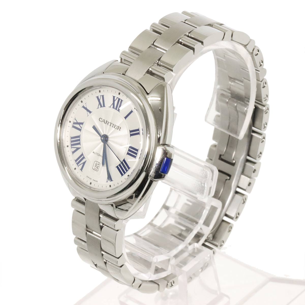 Cle De Cartier WSCL0005 Automatic date Silver Dial Ladies Watch