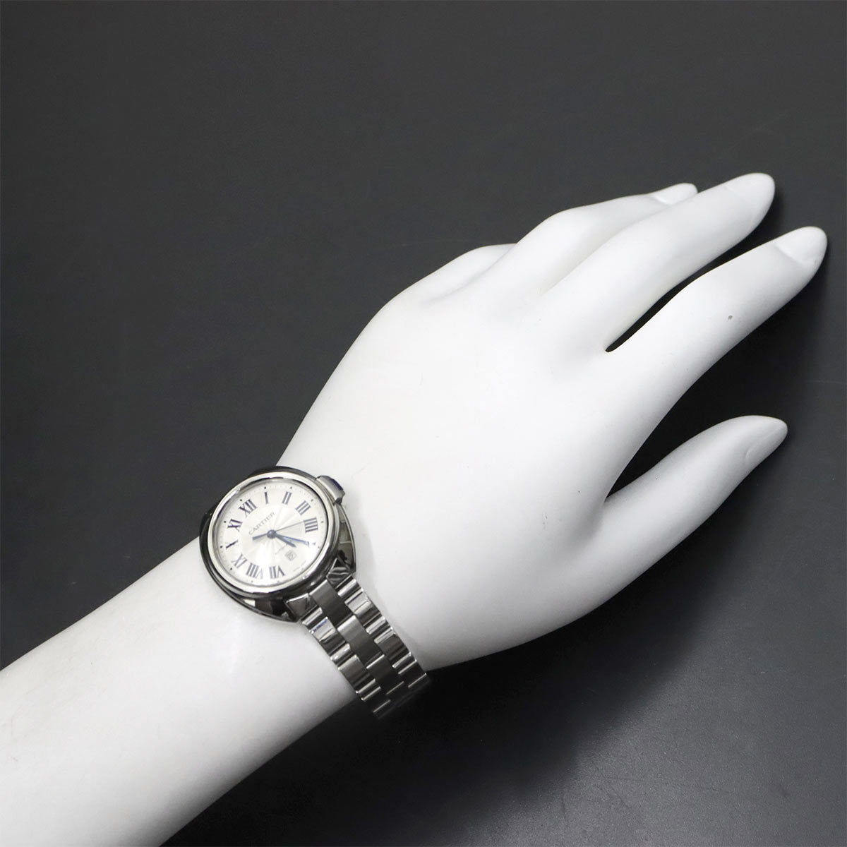 Cle De Cartier WSCL0005 Automatic date Silver Dial Ladies Watch