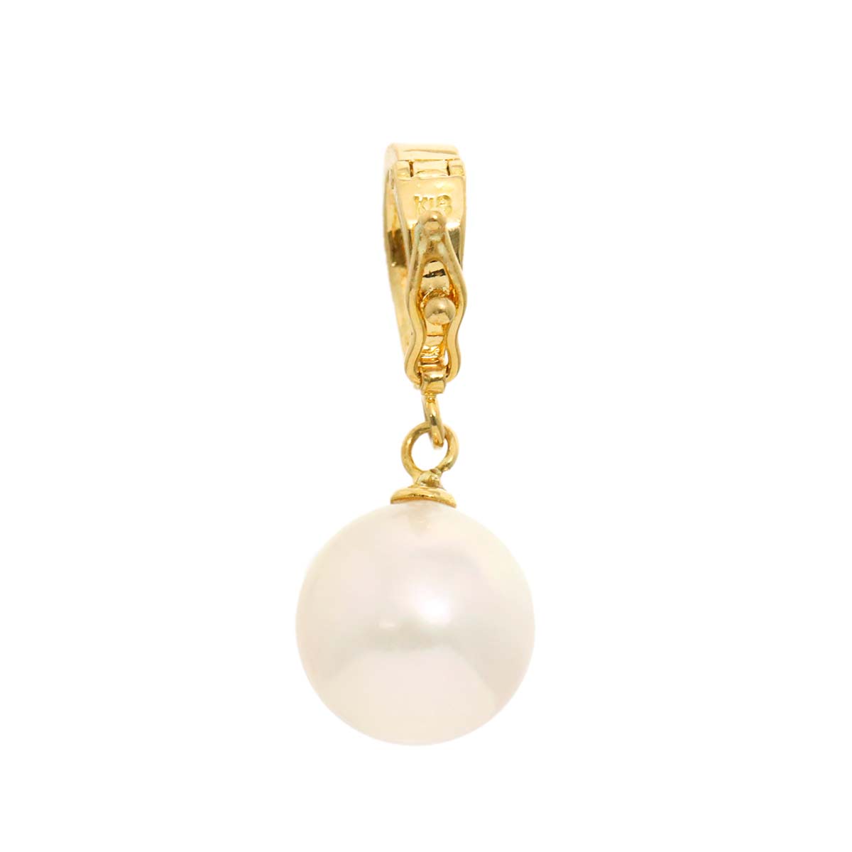 Akoya pearl 9.4mm Pendant 18K K18 YG 750