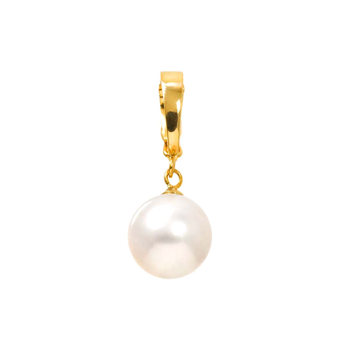Akoya pearl 9.4mm Pendant 18K K18 YG 750