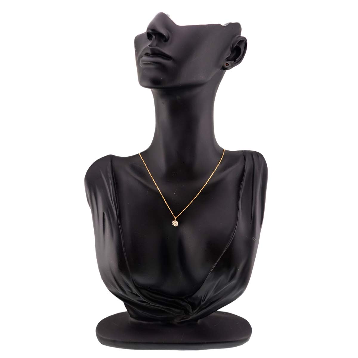 Diamond 0.20ct Necklace 18K YG Yellow Gold 750