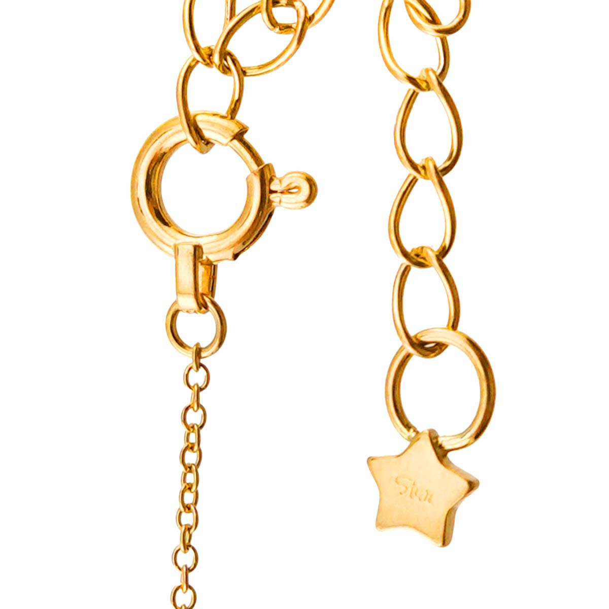 Horseshoe Diamond 0.08ct Necklace 18K YG 750