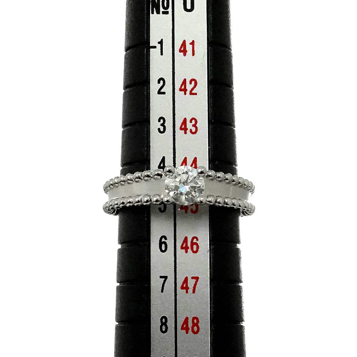 Diamond 0.30ct D/VVS2/3EX Ring Pt size45 3.25(US)